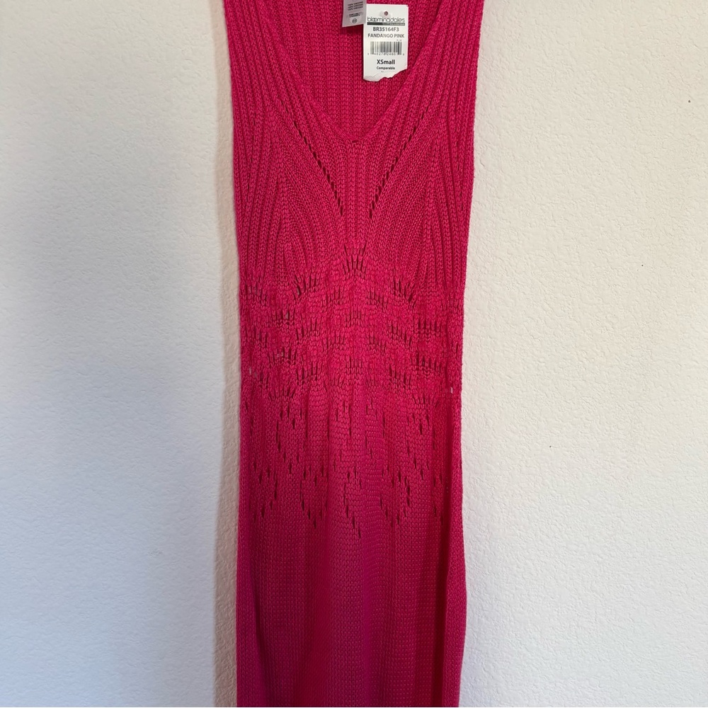 Beach Riot Tracy Maxi Dress Cover Up Fandango Pink NWT - Picture 5 of 10